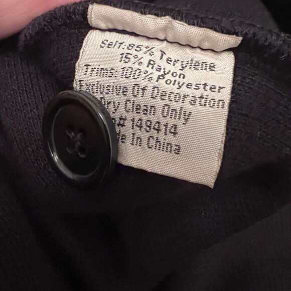 Johnny Was BIYA NWT Midi Embroidered Jacket Coatigan Cardigan Black Pearl Sz S - Picture 7 of 7